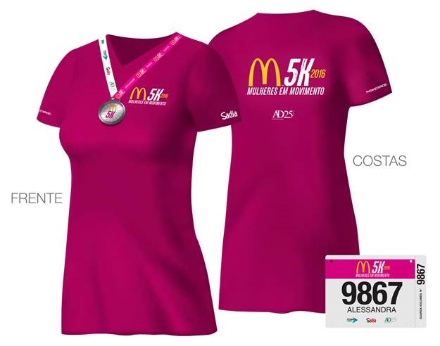 Corrida e Caminhada Feminina McDonald's 5K 2016